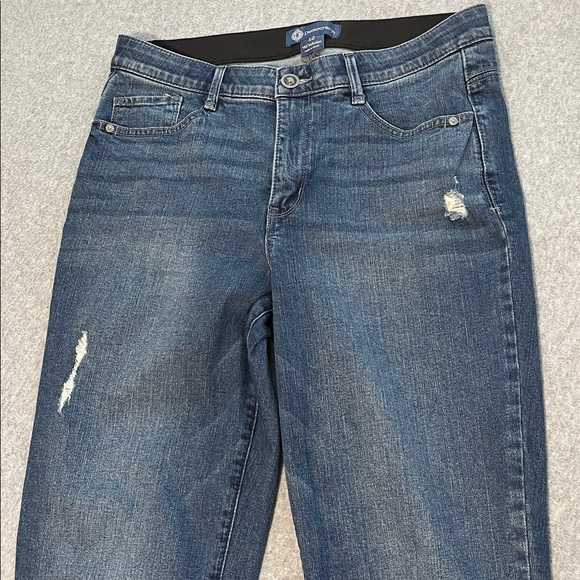 Democracy Straight Jeans Womens 12 Blue - Picture 5 of 10